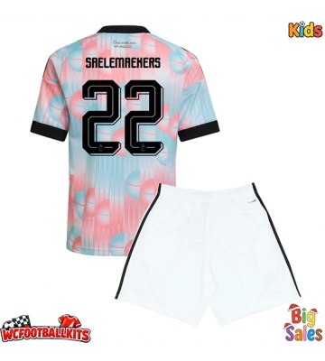 Belgium Alexis Saelemaekers #22 Replica Away Stadium Kit for Kids World Cup 2026 Short Sleeve (+ pants)
